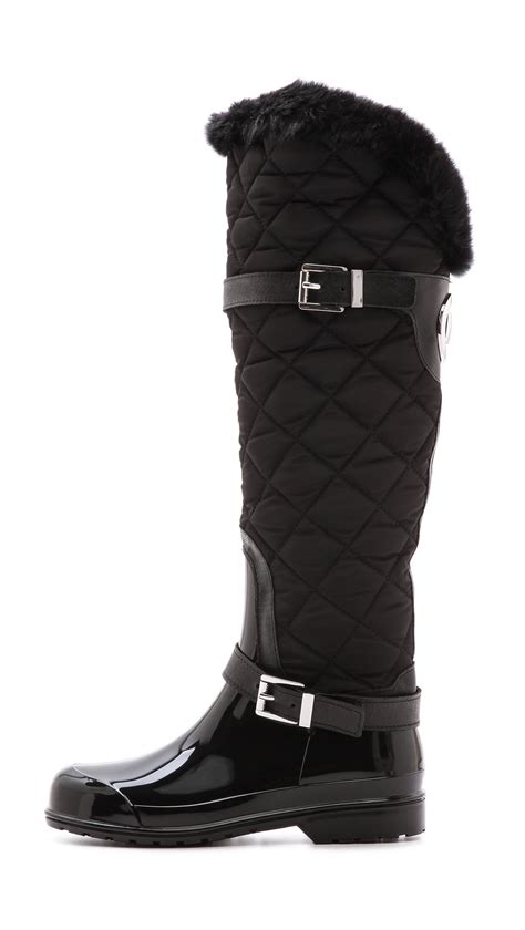 michael kors fulton quilted boots|Michael michael kors fulton quilted rain boots .